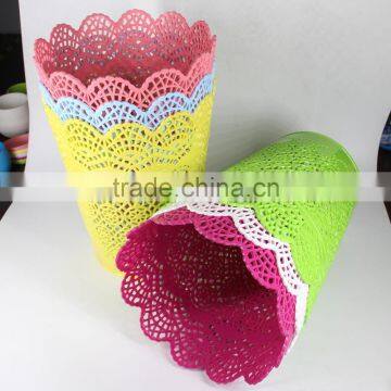 25cm Plastic Waste Basket in Round Shape photo-5