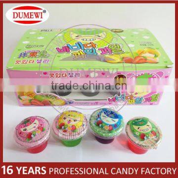 20gr Assorted Flavours Pudding Candy Mini Cup Jelly