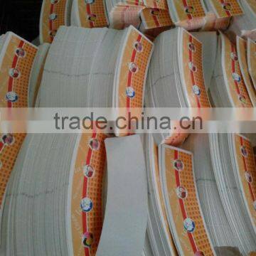 printed paper cup fan/paper cup blank/ sheet