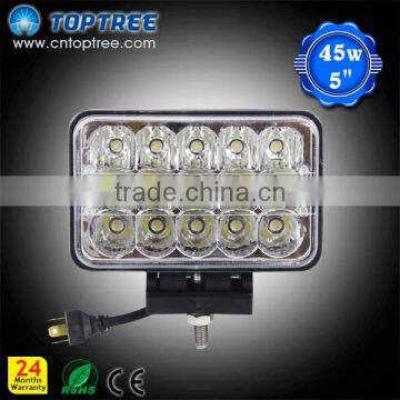 Rectangular high/low driving beam truck headlight