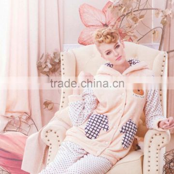 Beautiful cute autumn and winter girl pajamas