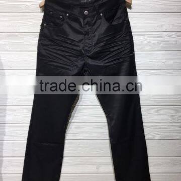 GZY Black Pleat Men Jeans Denim For South America Stock 2017