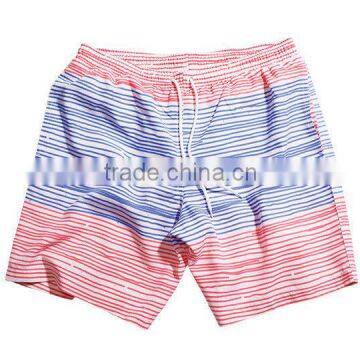 men's thin stripe printed swimming shorts thin stripe printed boardshort surf shorts beach shorts
