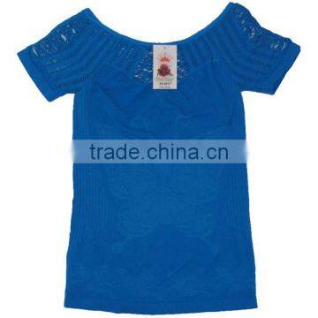 Women's Seamless Short-sleeved Shirts for Girls photo-2