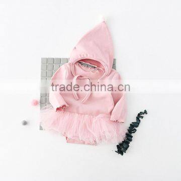 5pcs/lot Toddler Girls Rompers Princess Cotton Mesh Princess Long Sleeve Jumpsuit Infant Girl Romper Clothes photo-4