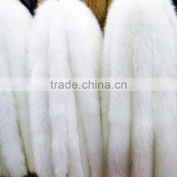 BBG-H-18 Fox Fur Collar / Trimming / Fox Fur Strip For Jacket Hood photo-4