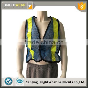 High quality vest mesh yellow safety vest for traffic