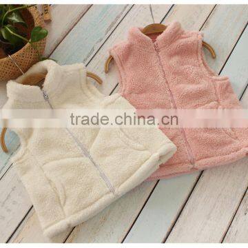 Autumn New Girl Lamb Cashmere Zip-up Vest photo-2