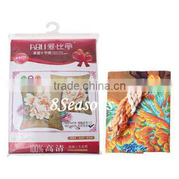 Diy Cushion Handmade Multicolor Flower Pattern Hand Craft Gift New Cross Stitch Patterns photo-2