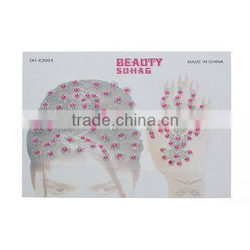 Wholesale High Quality Body Art Multicolor At Random Glitter Removable Metallic Temporary Tattoo Sticker