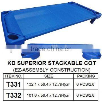 Unassemble Kids Plastic Stackable Cot Bed photo-2