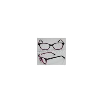 Rose Red Children Acetate Optical Eyeglass Frames for Oval Face