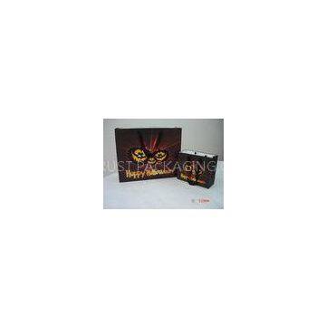 Customized Spot UV Varnishing Holiday Paper Bags For Halloween , Shopping Gift Packaging