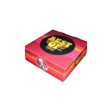 Square Rectangular Packaging For Food With Recycled Art Paper 4 Colors Gloss Varnish