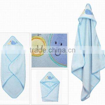 cute applique 100% cotton babies towel