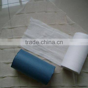 100% bleached cotton gauze roll