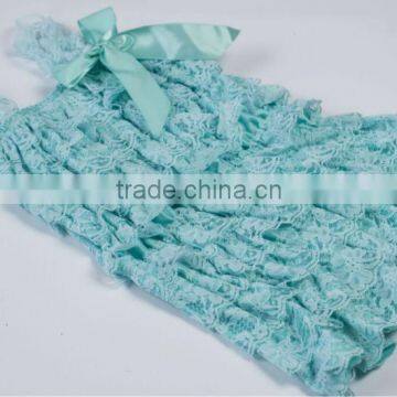 Promotion Solid Colors Lace Romper Petti Baby Girl Lace Romper Newborn Infant Jumpsuit Children Clothes photo-4