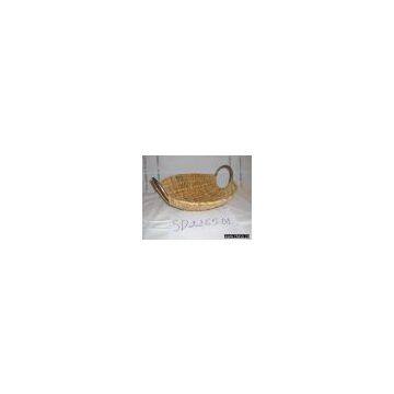 water hyacinth tray, fruit hold, fruit basket, small tray