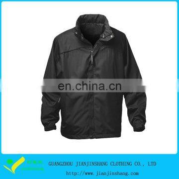 Heavyweight Full Zip Pockets Nylon Windproof Sport Jogging Jacket