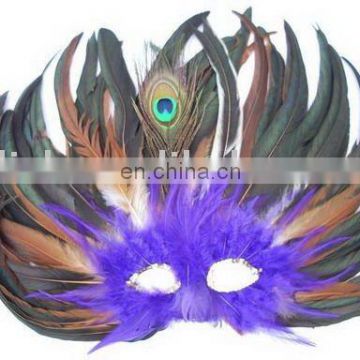 party carnival masquerade feather mask