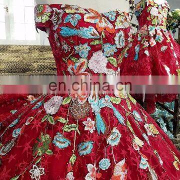 LS00155 2017 Baby Chinese Girl Party Dress Children Short Front Long Back Real Sample Evening Dress