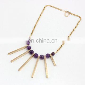 Wholesale Cheap Raw Amethyst Mala Necklace