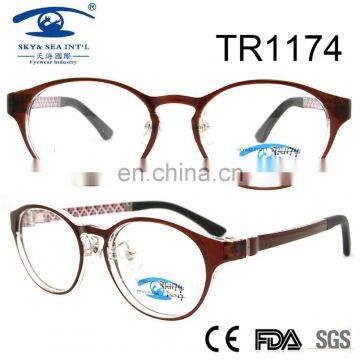 2017 New Design Popular Round Shape Women TR90 Optical Frame(TR1174)