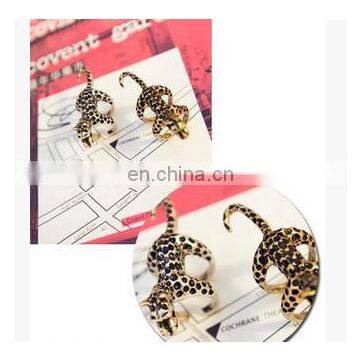 Godbead Brand Jewelry Design Rose Gold Plated With Crystals Green Eye Leopard Finger Ring Top Quality Ring Wholesales photo-2