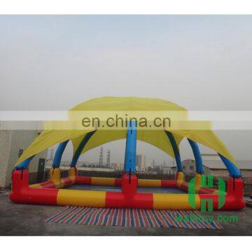 HI customized 0.6mm PVC tent inflatable with five designs dome canopy tent outdoor