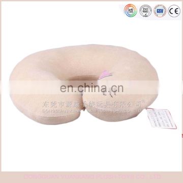 U shape korean neck pillow for travel airplane, salon neck cushion