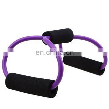 8 Shaped Soft Hand Exercise Resistance Tubing Bands Loop