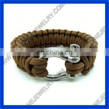 YUAN fashion parachute cord survival bracelet supplier