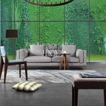 New Modern Design Grey Linen Fabric Soft Feather Furniture Living Room Sofa Set photo-3
