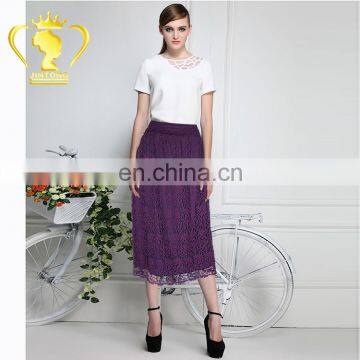 Wholesale Summer Hot Selling Women Lace Long Skirts photo-2