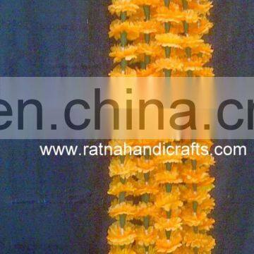 Artificial flower garlands mutlicolor