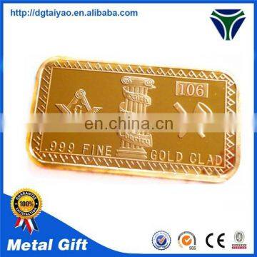 promotional custom design enamel 2D logo metal souvenir memory coin