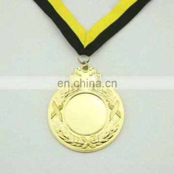 Design Your Own Logo Blank Sports Metal Medals,High quality commemorative zinc alloy gold blank award medal,blank insert medal