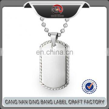 Wholesale Cheap Custom Stainless Steel Blank Pet Dog Tag