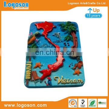 Top Quality Vietnamese Handicraft Custom Souvenir Resin Fridge Magnet