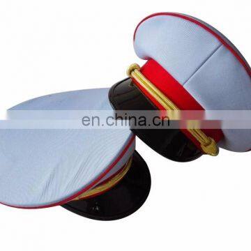 good style of white military uniform cap