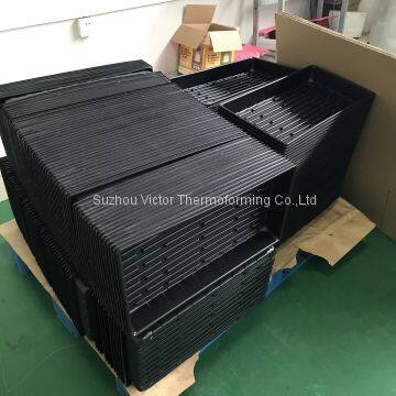 Blister HIPS Hydroponic Plant Seed Growing Tray/ Rectangular Nursery Tray Plastic Flat Seedling Tray With Drain Holes photo-4