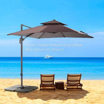 New Arrival 2 Top Beach Parasol Windproof  Outdoor Banana Umbrella