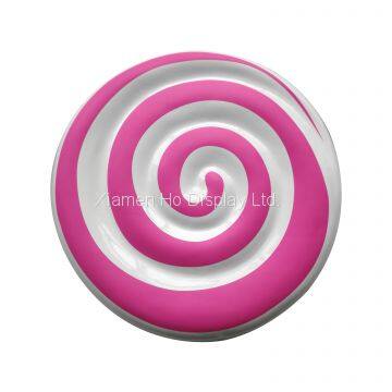 Ho Display Custom Dessert Candy Store Christmas Decoration Resin Fiberglass Large Lollipop photo-5