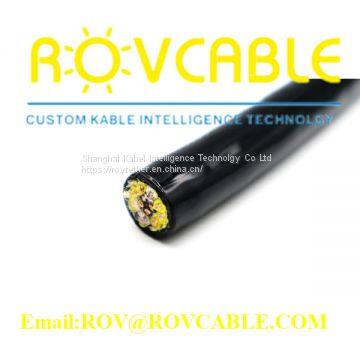 Single core PU sheathed underwater power cable without insulation