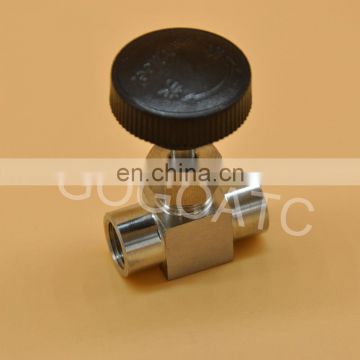 304 stainless steel shut-off regulating valve thread 1/8 1/4 1/2 needle valve