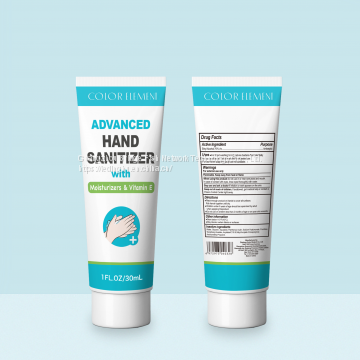 Natural Custom Logo Alcohol Hand Sanitizer Gel To Antibacterial Protect Your Healthy FDA CE