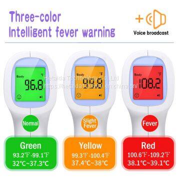 Digital Infrared Forehead Thermometer, No Contact Thermometer Gun for Baby, Infant, Children, Indoor, and Outdoor Use