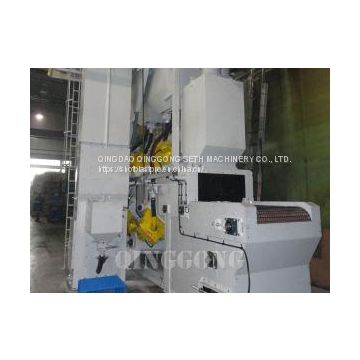 MESH BELT SHOT BLASTING MACHINE