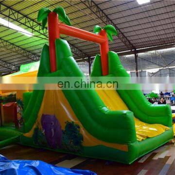 Kids Outdoor Air Blow up Assault Course With Zoo Theme photo-4
