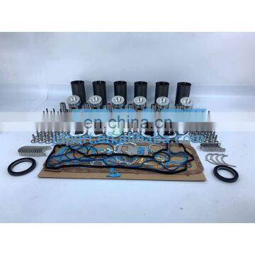 J08E Overhaul Kit With Bearings Piston Rings Full Gasket Set Cylinder Liner Valves Kit For Hino Engine